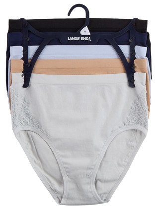Thumbnail 1: Lands End Women's 5 Pk Brief Panties 