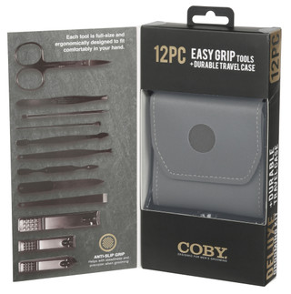 Thumbnail 2: Coby Men's 12 Pc Deluxe Grooming Kit 