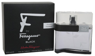 Thumbnail 1: FERRAGAMO Men's 3.4 oz F By Ferragamo Black Eau de Toilette 