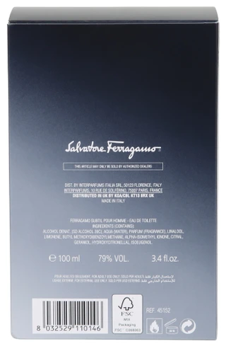 Thumbnail 2: FERRAGAMO Men's 3.4 oz Subtil Eau de Toilette 