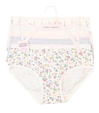 Thumbnail 1: Laura Ashley Girls 5 Pk Panties 