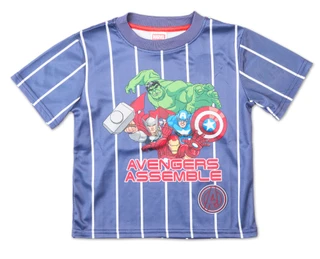 Thumbnail 1: Marvel Little Boys Avengers Baseball Tee 
