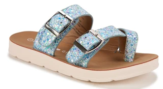 Thumbnail 1: Laundry Girl Girls Toe Loop Crochet Slides 