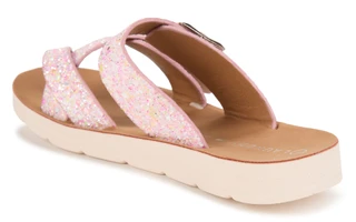 Thumbnail 3: Laundry Girl Girls Toe Loop Crochet Slides 