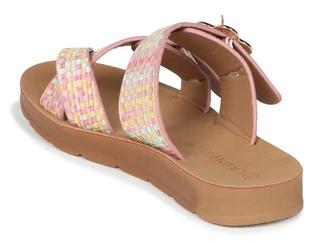 Thumbnail 4: Laundry Girl Girls Toe Loop Crochet Slides 