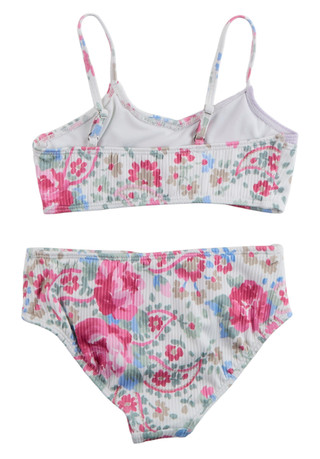 Thumbnail 3: Abercrombie & Fitch Big Girls 2 Pc Floral Crossover Bikini Set 