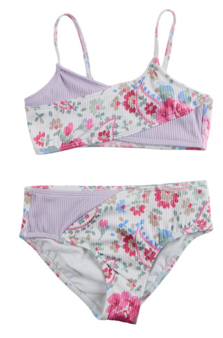 Thumbnail 1: Abercrombie & Fitch Big Girls 2 Pc Floral Crossover Bikini Set 