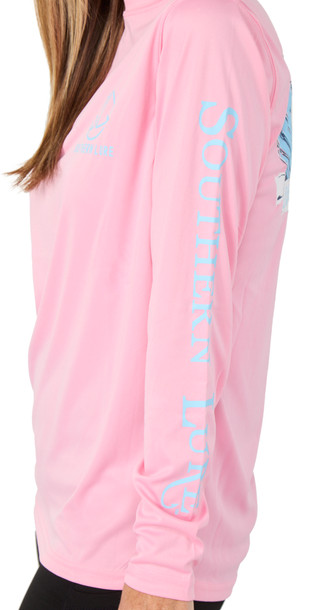 Thumbnail 2: Southern Lure Women's Long Sleeve Performance Graphic Tee 