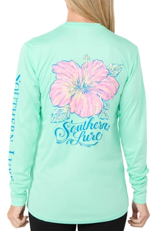 Thumbnail 1: Southern Lure Women's Long Sleeve Performance Graphic Tee 
