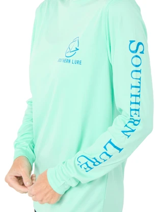 Thumbnail 2: Southern Lure Women's Long Sleeve Performance Graphic Tee 