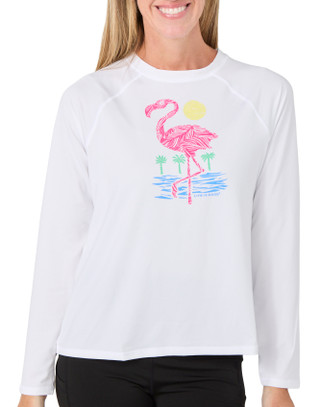 Thumbnail 1: Life is Good Women's Long Sleeve Graphic Rashguard 