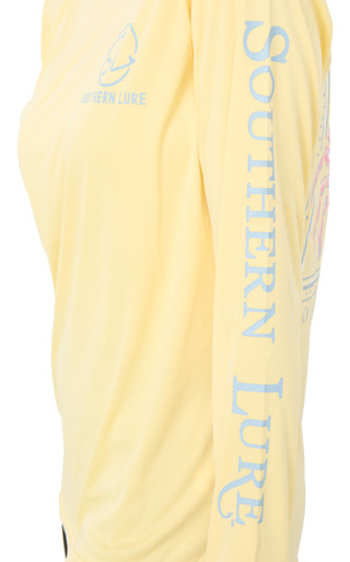 Thumbnail 3: Southern Lure Women's Long Sleeve Performance Graphic Tee 