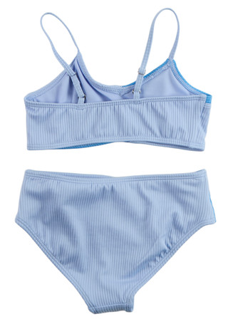 Thumbnail 3: Abercrombie & Fitch Big Girls 2 Pc Colorblock Crossover Bikini 