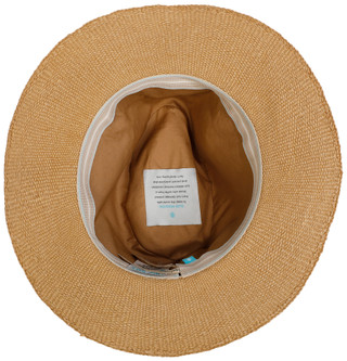 Thumbnail 2: Coolibar Isla Solid Hand-Woven Unstructured Brim Fedora 