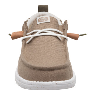 Thumbnail 6: Hey Dude Mens Wally Crafted Linen Casual Shoes 