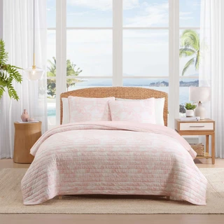Thumbnail 1: TOMMY BAHAMA  Beach Bluff Toile Cotton Quilt Set 
