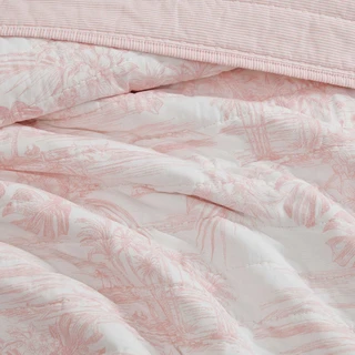 Thumbnail 7: TOMMY BAHAMA  Beach Bluff Toile Cotton Quilt Set 