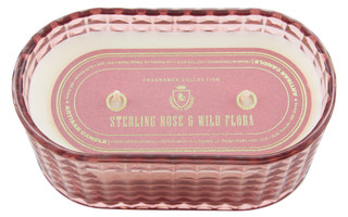 Thumbnail 5: EAST WEST 10.22 oz Sterling Rose & Wild Floral Candle 