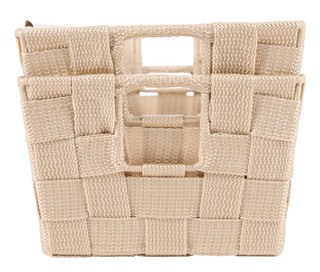 Thumbnail 2: SIMPLIFY 2 Pk Woven Small Shelf Totes 