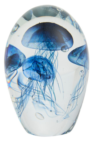 Thumbnail 2: The Gerson Company 5.5 in Handblown Glass Jellyfish 