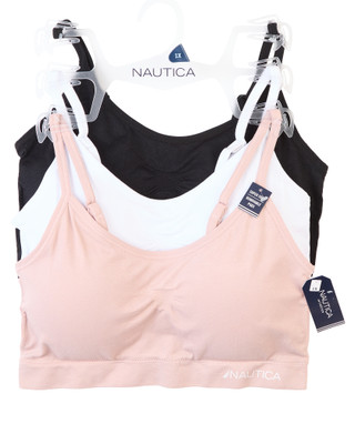 Thumbnail 1: Nautica Plus 3 Pk Seamless Bras 