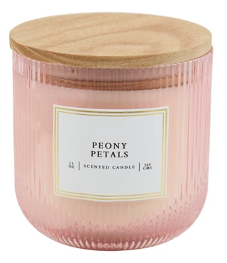 Thumbnail 1: EAST WEST 11 oz Peony Petals Candle 