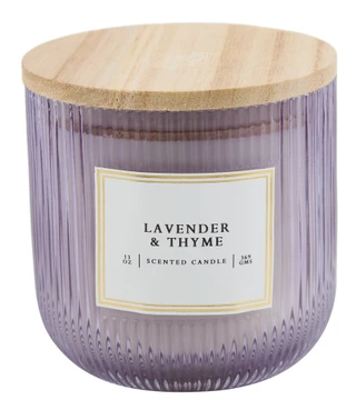 Thumbnail 1: EAST WEST 11 oz Lavender & Thyme Candle 