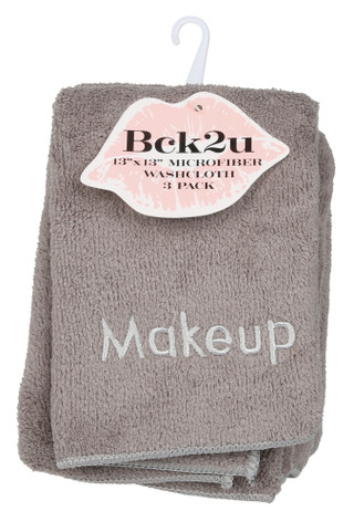 Thumbnail 1: Bck2U 3 pk Makeup Cleansing Towels 