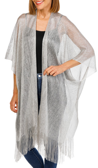 Thumbnail 1: Jessica McClintock Metallic Kimono 