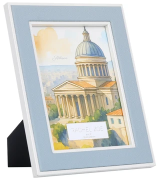 Thumbnail 1: RACHEL ZOE 5x7 Pebble Leather Picture Frame 