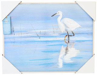 Thumbnail 1: Masterpiece Studios 28x22 Heron Wall Art 
