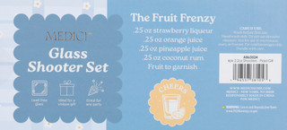 Thumbnail 3: MEDICI 4 Pk Glass Shooters 