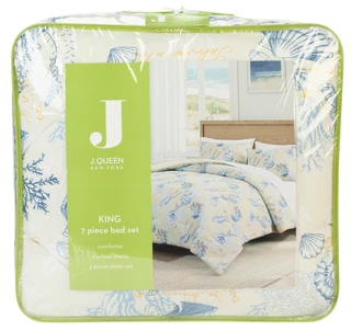 Thumbnail 1: J. Queen New York King Size 7 Pc Comforter Set 