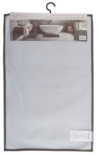 Thumbnail 2: Buffalo 2 Pc Lexington Bath Rug Set 