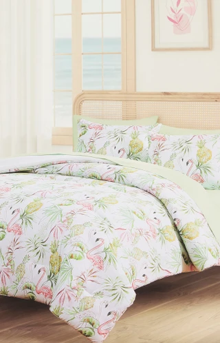 Thumbnail 5: J. Queen New York 7 Pc Flamingo Comforter Set 
