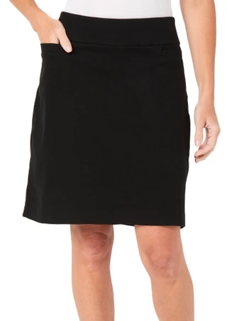 Thumbnail 1: Zac & Rachel Women's Stretch Denim Skort 