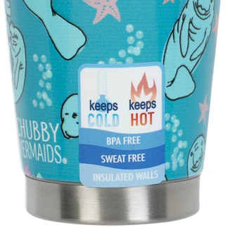 Thumbnail 2: Chubby Mermaids Manatee Toss Stainless Steel Tumbler 