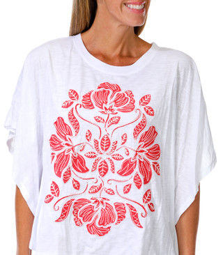 Thumbnail 2: Democracy Womens Elbow Sleeve Poncho Top 