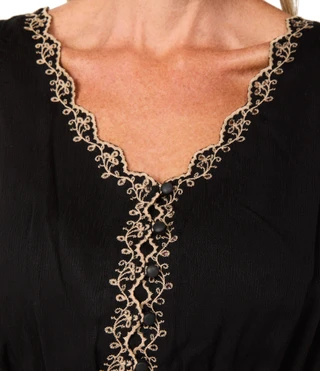 Thumbnail 3: Democracy Women's Sleeveless Embellished Button Down Top 