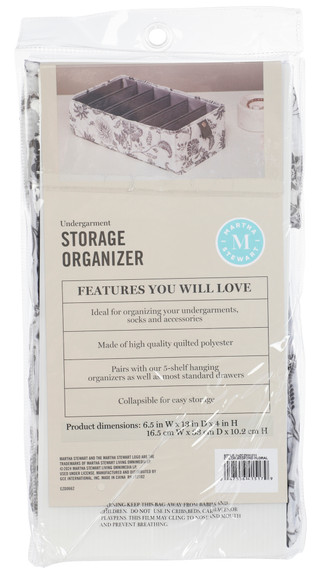 Thumbnail 2: Martha Stewart Undergarment Storage Organizer 
