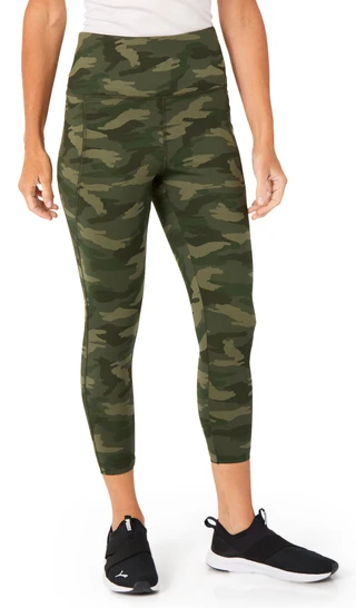 Thumbnail 1: Danskin Women's High Rise Active Cropped Leggings 