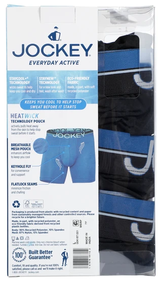 Thumbnail 2: Jockey Men's Infinite Cool Boxer Briefs 