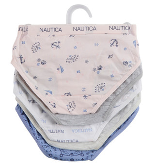 Thumbnail 2: Nautica Big Girls 5 Pc Bandana Cotton Briefs 