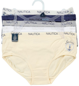 Thumbnail 1: Nautica Big Girl's 5 Pc Cotton Briefs  