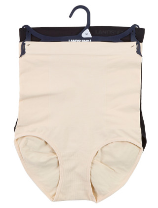 Thumbnail 1: Lands End 2 Pk Seamless High Waist Brief Shapewear 