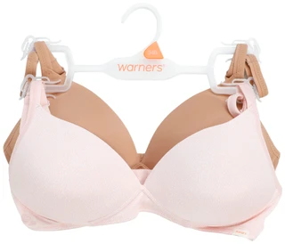 Thumbnail 1: Warners 2 Pk Light Lift T-Shirt Bras 