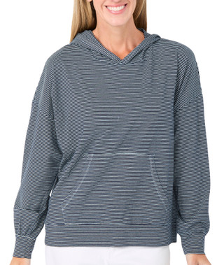 Thumbnail 1: Cyrus Women's Long Sleeve Striped Hoodie 