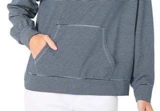 Thumbnail 3: Cyrus Women's Long Sleeve Striped Hoodie 