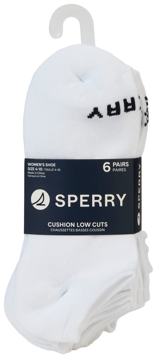 Thumbnail 1: Sperry Women's 6 Pk Cushioned Low Cut Socks 