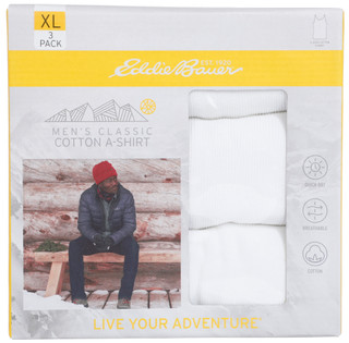 Thumbnail 1: Eddie Bauer Men's 3 Pk A-Shirts 